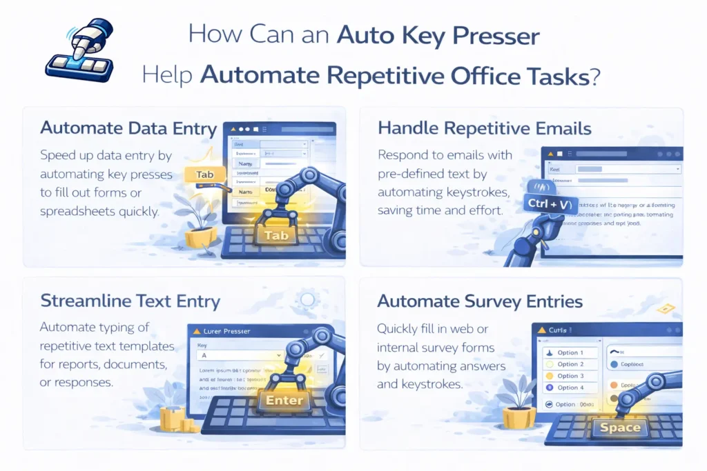 Auto Key Presser Help Automate Repetitive Office Tasks