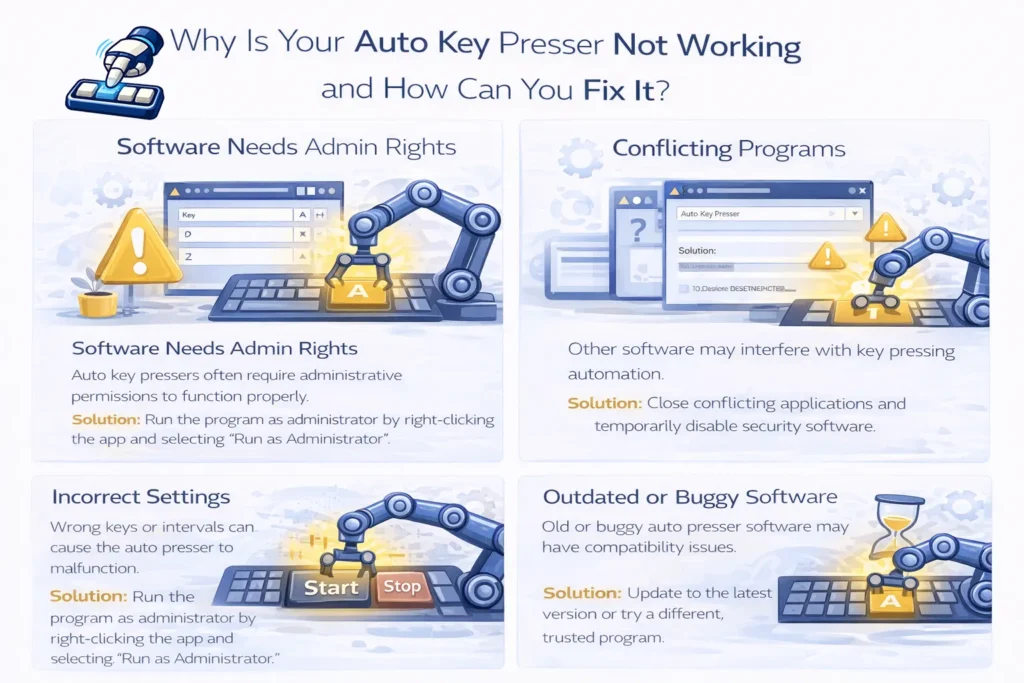 Auto Key Presser Not Working and How Can You Fix It?