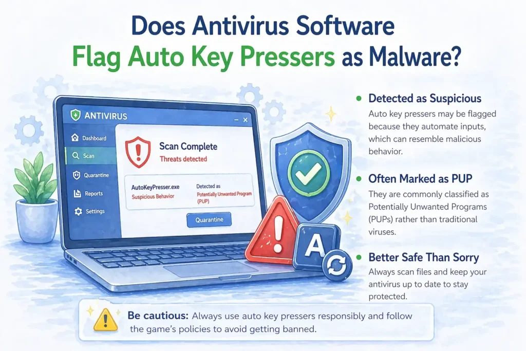 Auto Key Pressers as Malware