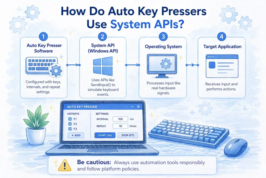 Auto Key Pressers Use System APIs